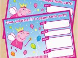 Free Printable Peppa Pig Birthday Invitations Free Printable Princess Fairy Peppa Pig Birthday Invitation