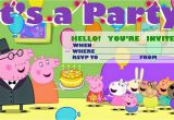 Free Printable Peppa Pig Birthday Invitations Invitations for Sleepover Party