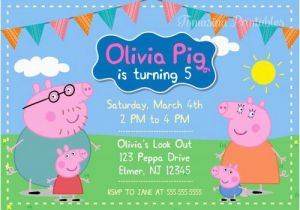 Free Printable Peppa Pig Birthday Invitations Peppa Pig Birthday Invitations Peppa Pig Birthday