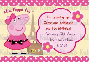 Free Printable Peppa Pig Birthday Invitations Peppa Pig Invitations Templates