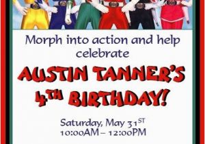 Free Printable Power Ranger Birthday Invitations Power Rangers Invitations 2 Invitations Pinterest