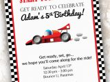 Free Printable Race Car Birthday Invitations 5 Best Images Of Race Car Invitations Printable Race Car