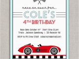 Free Printable Race Car Birthday Invitations Best Photos Of Racing Birthday Party Invitation Cards