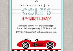 Free Printable Race Car Birthday Invitations Best Photos Of Racing Birthday Party Invitation Cards