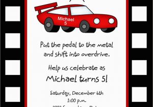 Free Printable Race Car Birthday Invitations Race Car Birthday Invitation Template Free