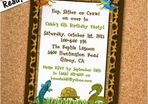 Free Printable Reptile Birthday Invitations Pinterest the World S Catalog Of Ideas