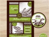 Free Printable Reptile Birthday Invitations Reptile Invitation Printable Reptile Birthday Invite