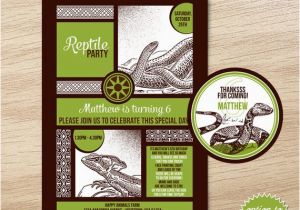 Free Printable Reptile Birthday Invitations Reptile Invitation Printable Reptile Birthday Invite