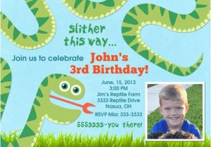 Free Printable Reptile Birthday Invitations Snake Birthday Party Invitations Printable by Party Pop