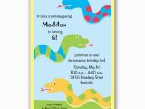 Free Printable Reptile Birthday Invitations Snake Party Invitations Clearance Paperstyle