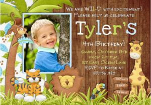 Free Printable Safari Birthday Invitations 17 Safari Birthday Invitations Design Templates Free