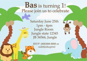 Free Printable Safari Birthday Invitations Jungle theme Birthday Invitations Free Printable Best