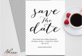 Free Printable Save the Date Birthday Invitations Black and White Custom Printable Save the Date Save the