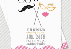 Free Printable Save the Date Birthday Invitations Items Similar to Printable Party Invitation Mustache and