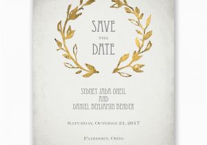 Free Printable Save the Date Birthday Invitations Leaves Of Gold Save the Date Card Invitations by Dawn