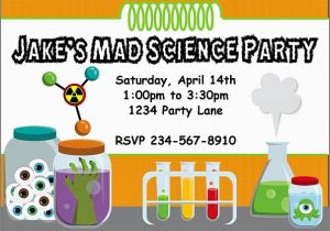 Free Printable Science Birthday Party Invitations Science Birthday Party Invitations Oxsvitation Com