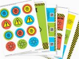 Free Printable Science Birthday Party Invitations Science Party Invitation Decorations Kit Printable Mad