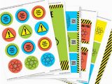 Free Printable Science Birthday Party Invitations Science Party Invitation Decorations Kit Printable Mad