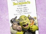 Free Printable Shrek Birthday Invitations Free Printable 4 Years Old Birthday Invitations Template