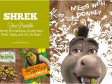 Free Printable Shrek Birthday Invitations Free Printable Shrek Birthday Party Invitation Game