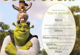 Free Printable Shrek Birthday Invitations Invitations for Sleepover Party