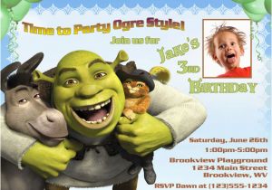 Free Printable Shrek Birthday Invitations Personalized Photo Invitations Cmartistry Shrek Donkey