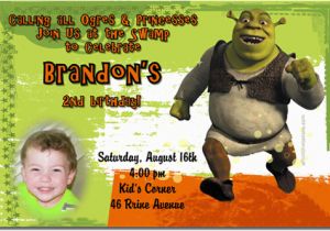 Free Printable Shrek Birthday Invitations Shrek Birthday Invitations and Party Supplies