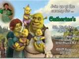 Free Printable Shrek Birthday Invitations Shrek Birthday Invitations and Party Supplies