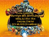 Free Printable Skylanders Birthday Invitations Diy Skylanders Giants Birthday Party Invitations Summer