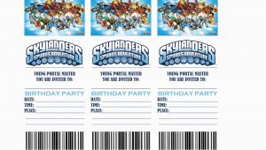 Free Printable Skylanders Birthday Invitations Skylanders Birthday Party Invitations Jen Severn