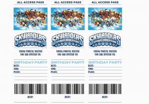 Free Printable Skylanders Birthday Invitations Skylanders Birthday Party Invitations Jen Severn