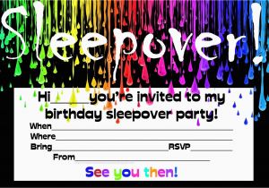 Free Printable Slumber Party Birthday Invitations 13th Birthday Party Invitation Ideas Bagvania Free