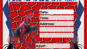 Free Printable Spiderman Birthday Party Invitations Free Birthday Invitations to Print Drevio Invitations Design
