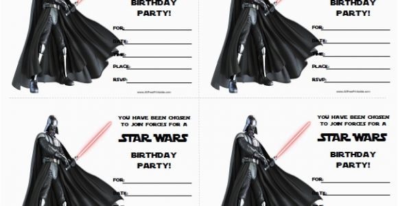 Free Printable Star Wars Birthday Invitations Star Wars Birthday Invitations Free Printable