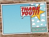 Free Printable Superhero Birthday Cards Best 25 Superhero Thank You Cards Ideas On Pinterest