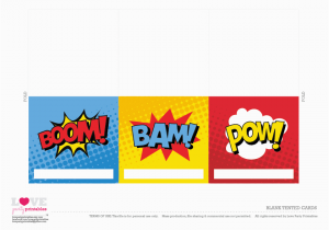 Free Printable Superhero Birthday Cards Free Superhero Party Printables Catch My Party