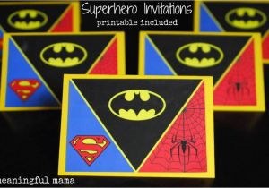 Free Printable Superhero Birthday Cards How to Create A Superhero Backdrop