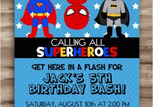 Free Printable Superhero Birthday Cards Superhero Birthday Invitation Superhero Invitation