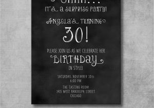 Free Printable Surprise Birthday Invitations Template Free Printable Surprise Party Invitation Template