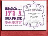 Free Printable Surprise Birthday Invitations Template Items Similar to Vintage Style Surprise Birthday