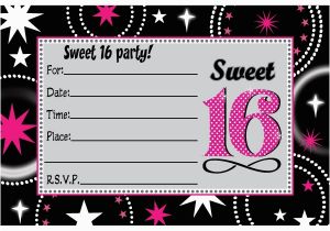 Free Printable Sweet 16 Birthday Party Invitations 16 Birthday Invitation Templates Invitation Template