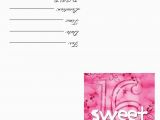 Free Printable Sweet 16 Birthday Party Invitations Sweet 16 Invitation Templates Free