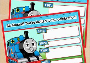 Free Printable Thomas the Train Birthday Invitations 9 Train Birthday Invitations for Kid Free Printable