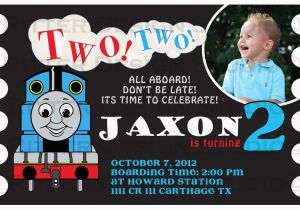 Free Printable Thomas the Train Birthday Invitations attractive Thomas the Train Birthday Invitation Ideas