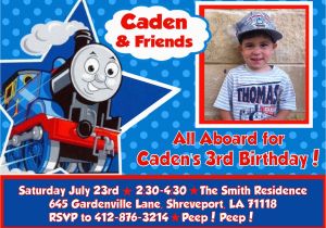 Free Printable Thomas the Train Birthday Invitations attractive Thomas the Train Birthday Invitation Ideas