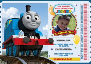 Free Printable Thomas the Train Birthday Invitations attractive Thomas the Train Birthday Invitation Ideas