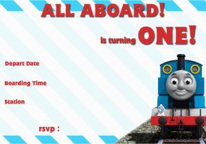 Free Printable Thomas the Train Birthday Invitations Thomas and the Train Birthday Invitations Bagvania Free