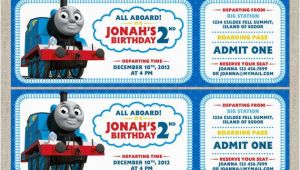 Free Printable Thomas the Train Birthday Invitations Thomas the Train Invitations