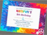 Free Printable Tie Dye Birthday Invitations 1000 Images About Double Digits On Pinterest Birthdays