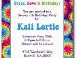 Free Printable Tie Dye Birthday Invitations 7 Best Images Of Tie Dye Invitation Templates Tie Dye